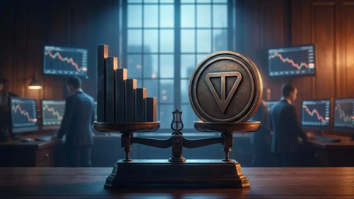 Pression vendeuse sur le marché crypto TON Pression vendeuse sur le marché crypto TON