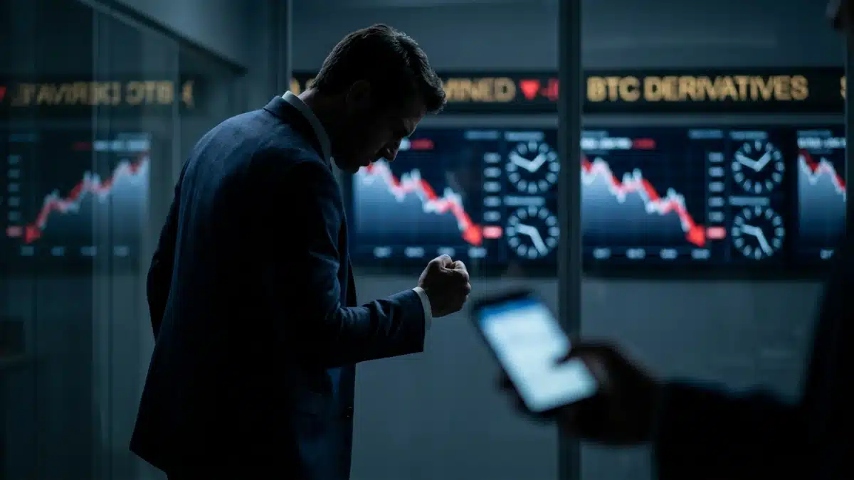 Pression vendeuse sur le marché des dérivés du Bitcoin