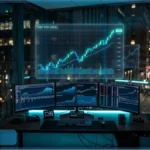 Analyse technique de l'indice S&P 500 montrant une tendance haussière sur un graphique.