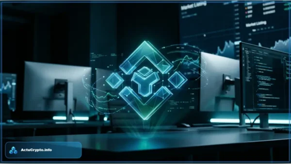 Illustration du lancement de l'ETF BNB spot de VanEck sur le marché américain.