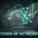 Carte bancaire connectée à un réseau blockchain lumineux via stablecoins