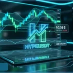 Graphique d'analyse technique du jeton Hyperliquid HYPEUSDT en zone de survente