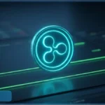Pièce XRP lumineuse sur un graphique financier illustrant l'analyse technique et le test d'un support majeur.