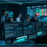 Terminal de trading affichant des données réglementaires européennes.