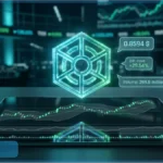 Interface de trading futuriste affichant le cours Jito à 0,85 dollar avec une hausse de 29 % et des indicateurs techniques