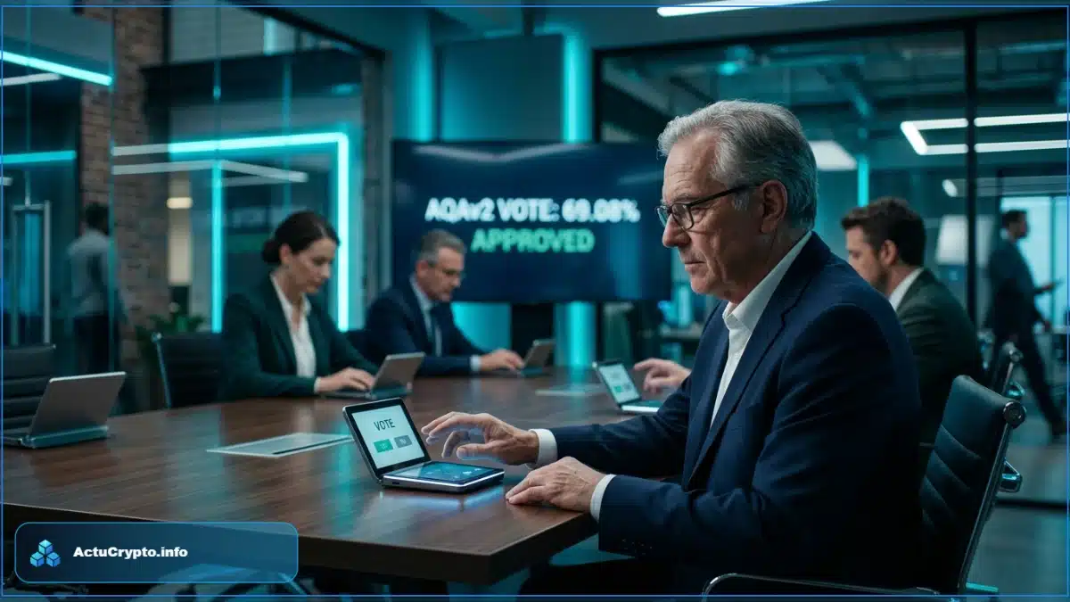Le vote AQAv2 et le transfert massif de Circle Le vote AQAv2 et le transfert massif de Circle
