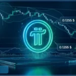 Graphique d'analyse technique du prix Pi Network montrant une zone de survente.