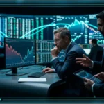 Traders institutionnels observant les données du marché crypto