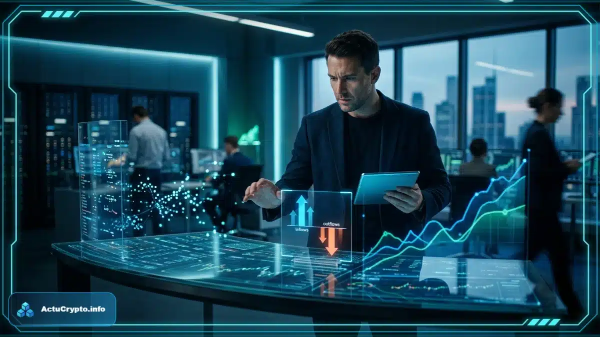 Dynamique des flux entrants crypto et ralentissement institutionnel Dynamique des flux entrants crypto et ralentissement institutionnel