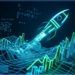 Graphique 3D illustrant l'explosion du trading tokenisé pour l'IPO SpaceX