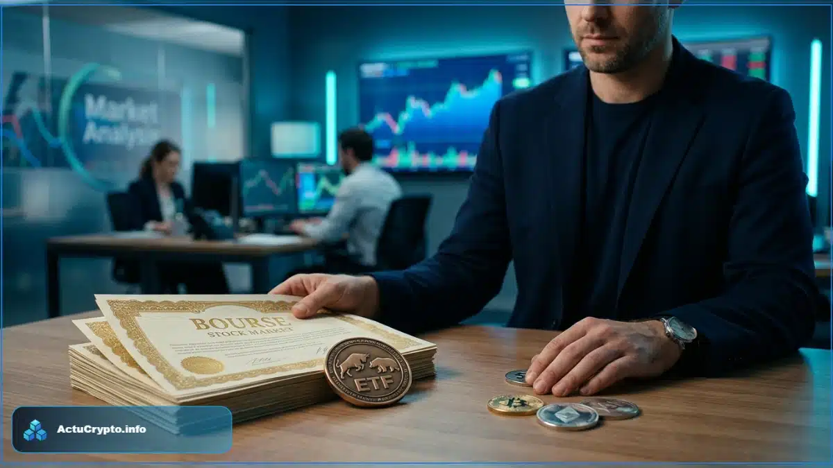 La Bourse conserve son avance matérielle face aux cryptomonnaies La Bourse conserve son avance matérielle face aux cryptomonnaies