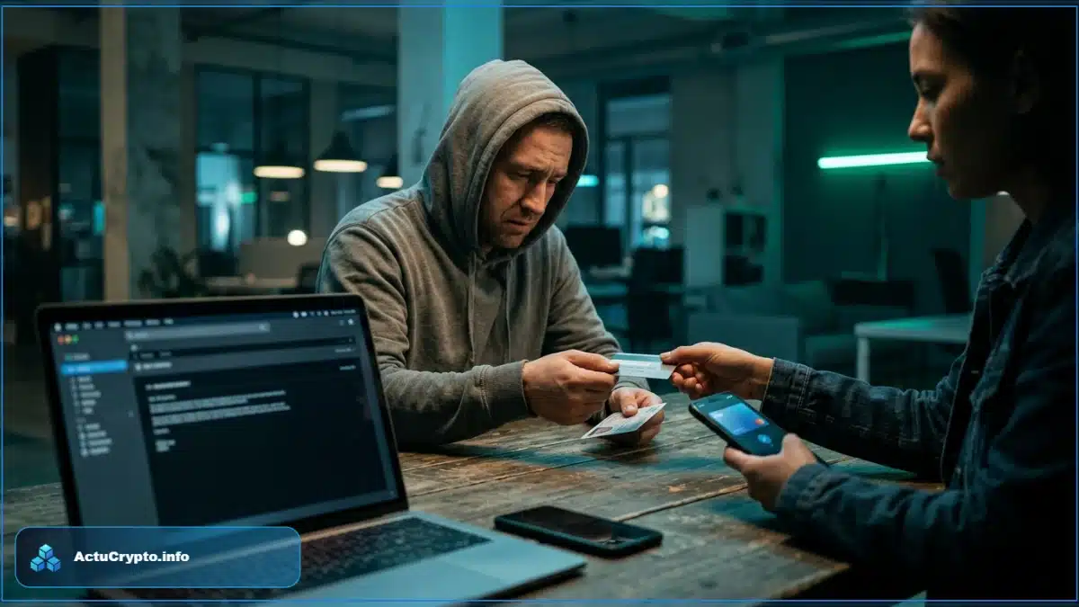 Le mode opératoire : du phishing bancaire à la blockchain Le mode opératoire : du phishing bancaire à la blockchain