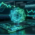Graphiques et données numériques illustrant la consolidation du marché crypto sous tension macroéconomique