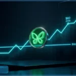 Graphique de croissance montrant le token Morpho à 60 dollars en 2030 selon les prévisions de Standard Chartered