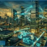 Des experts financiers analysent des graphiques de trading avec le drapeau des Philippines en arrière-plan, symbolisant le retour de Binance
