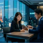 Coffre-fort virtuel avec des logos lumineux de Ripple et Bitcoin illustrant les récompenses bancaires de SBI VC Trade