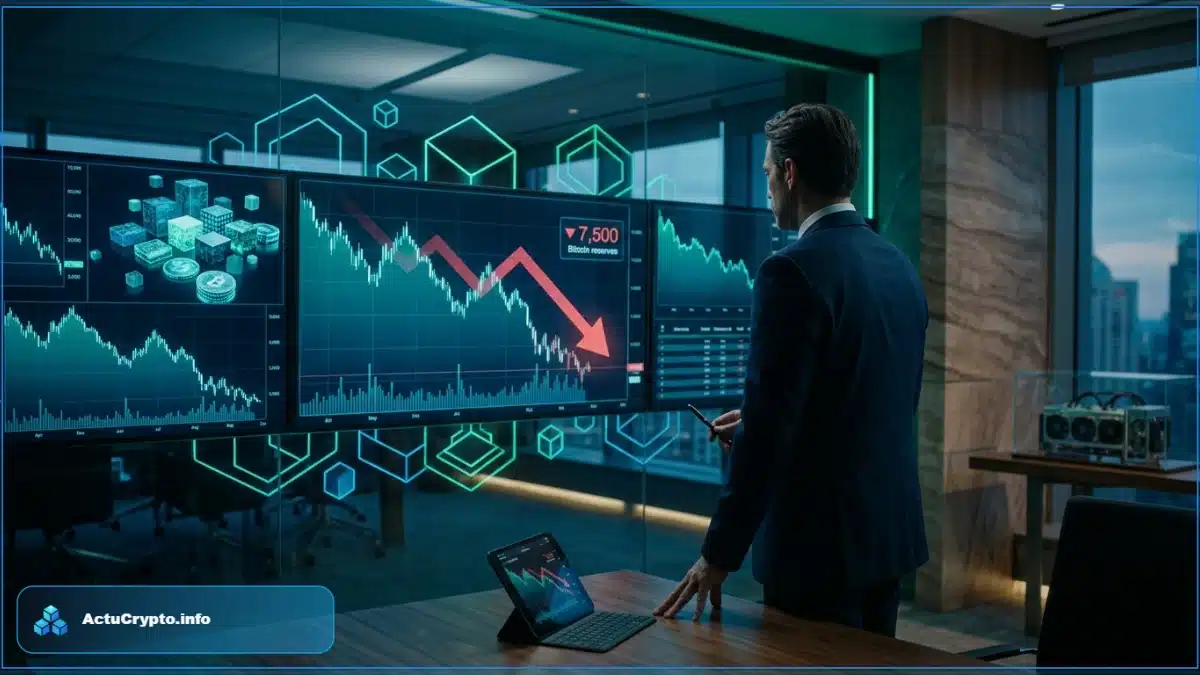Une trésorerie crypto sous pression malgré l'accumulation Une trésorerie crypto sous pression malgré l'accumulation