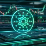 Graphique d'analyse technique montrant le prix de Cardano (ADA) face à sa résistance.