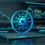 Graphique d'analyse technique et indicateurs de marché pour la cryptomonnaie Cardano (ADA)
