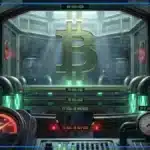 Graphique illustrant le cours Bitcoin approchant la résistance des 80 000 dollars.