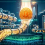Graphique illustrant les 103 millions de dollars de flux entrants dans les ETF Bitcoin et le BTC a 75 000 dollars