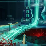 Graphique montrant les entrées nettes sur les ETF crypto.