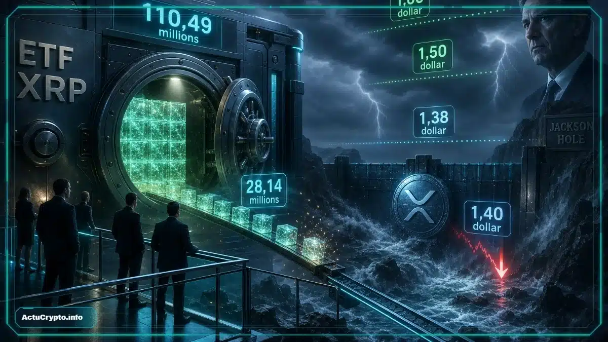 Graphiques XRP et flux ETF XRP