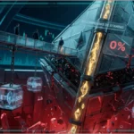 Un coffre-fort numérique futuriste affichant le logo Ethereum.