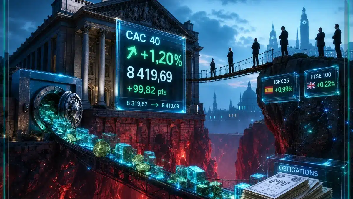 La Bourse de Paris efface ses pertes avec un bond de 1,20 %