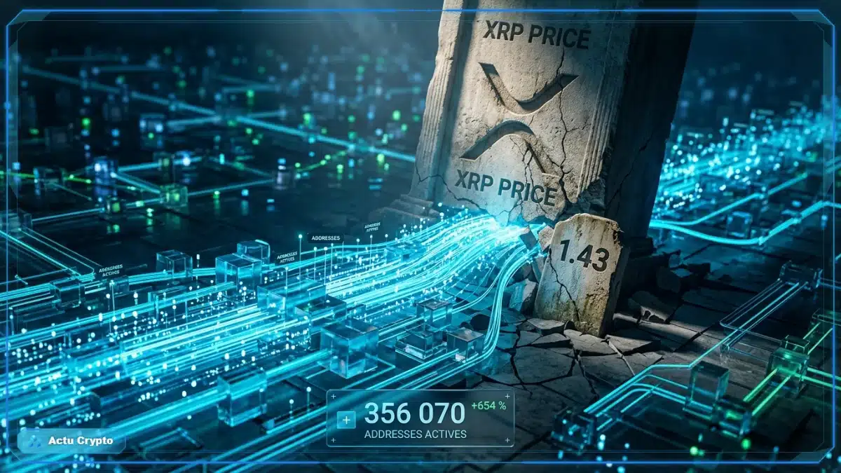 Le paradoxe du cours XRP face au réveil du réseau Le paradoxe du cours XRP face au réveil du réseau