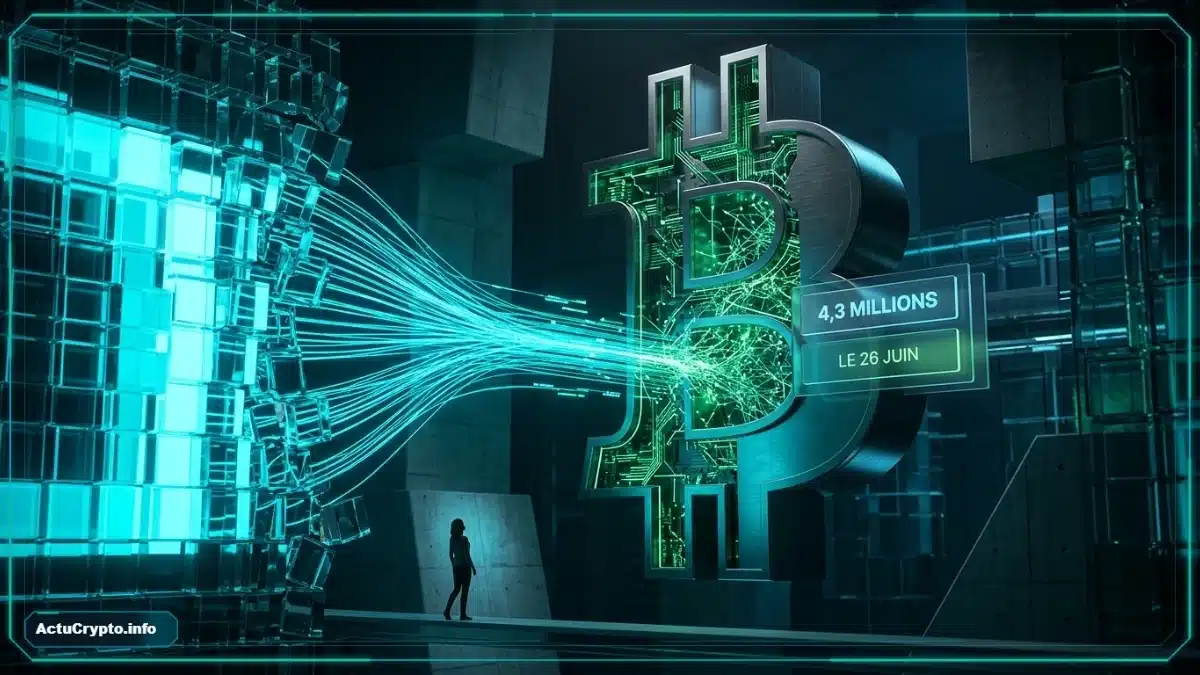 Le transfert irréversible vers la blockchain Le transfert irréversible vers la blockchain