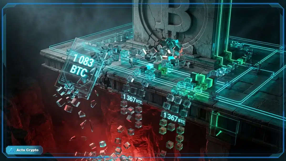 Les preuves on-chain d'un vol estimé à 1 816 Bitcoin Les preuves on-chain d'un vol estimé à 1 816 Bitcoin