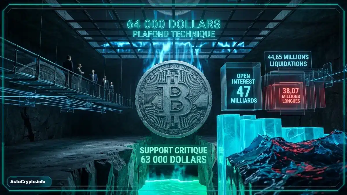 Les repères techniques qui encadrent la stagnation du prix BTC Les repères techniques qui encadrent la stagnation du prix BTC