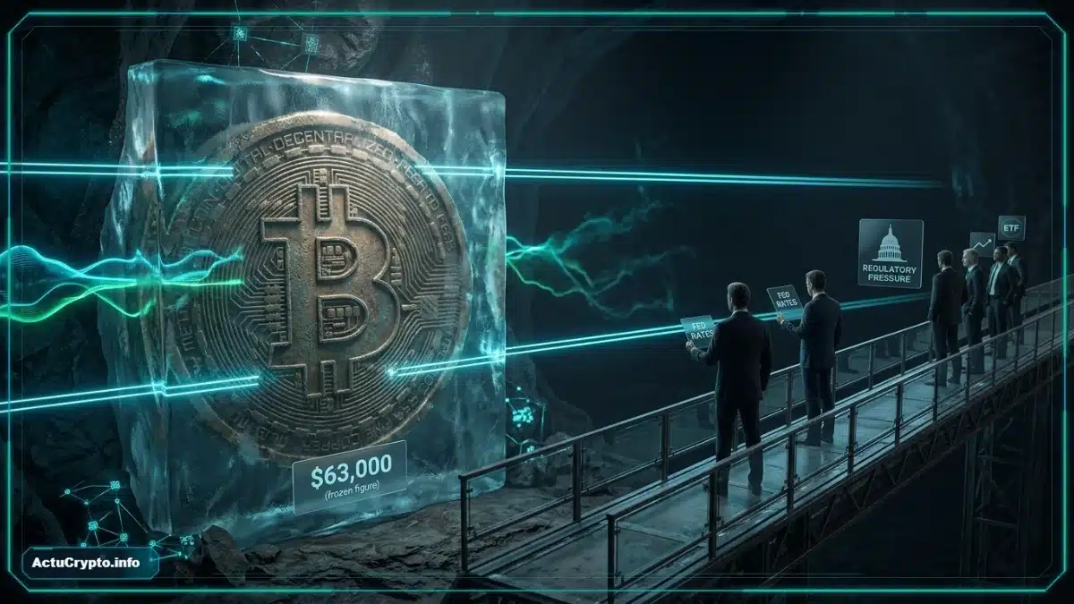 Un cours Bitcoin figé à 63 000 dollars par l'absence d'acheteurs Un cours Bitcoin figé à 63 000 dollars par l'absence d'acheteurs