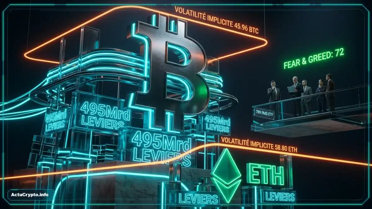 Un marché crypto gonflé par 495 milliards de leviers Un marché crypto gonflé par 495 milliards de leviers