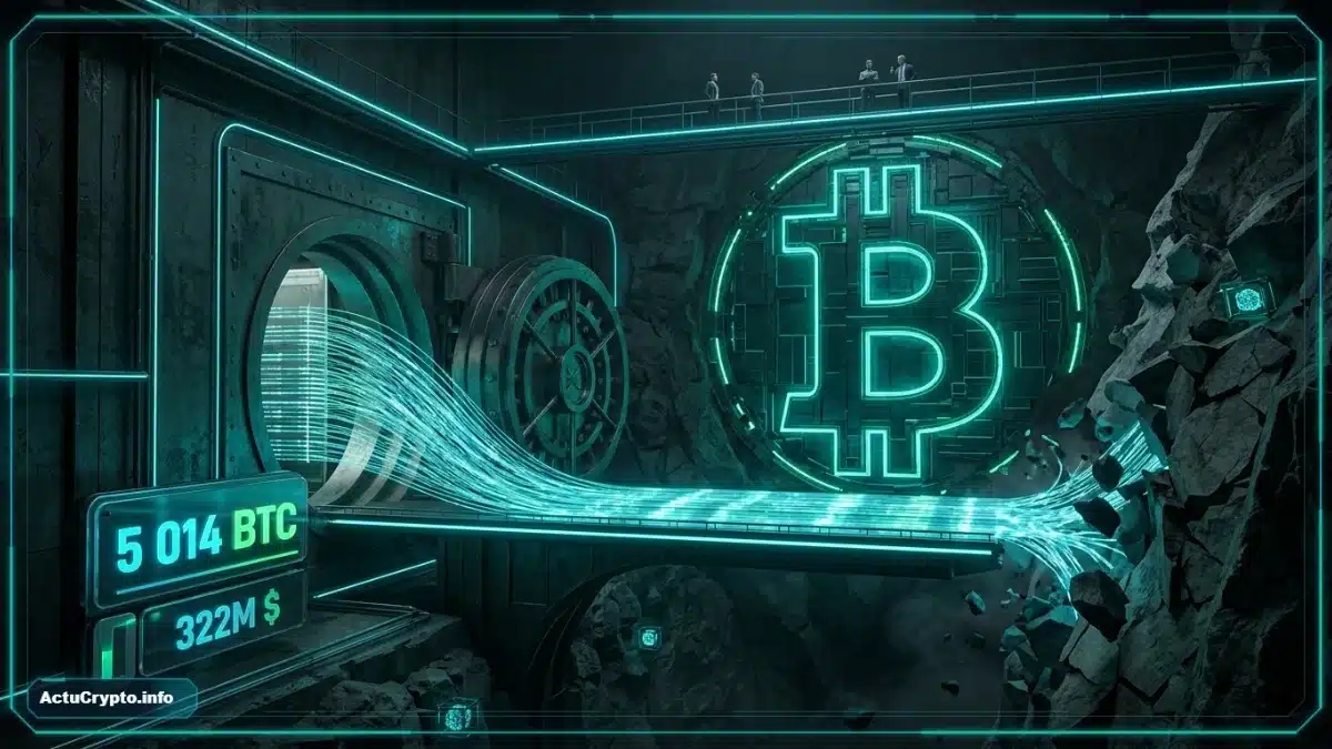 Un transfert de 5 014 BTC sans aucune pression vendeuse Un transfert de 5 014 BTC sans aucune pression vendeuse