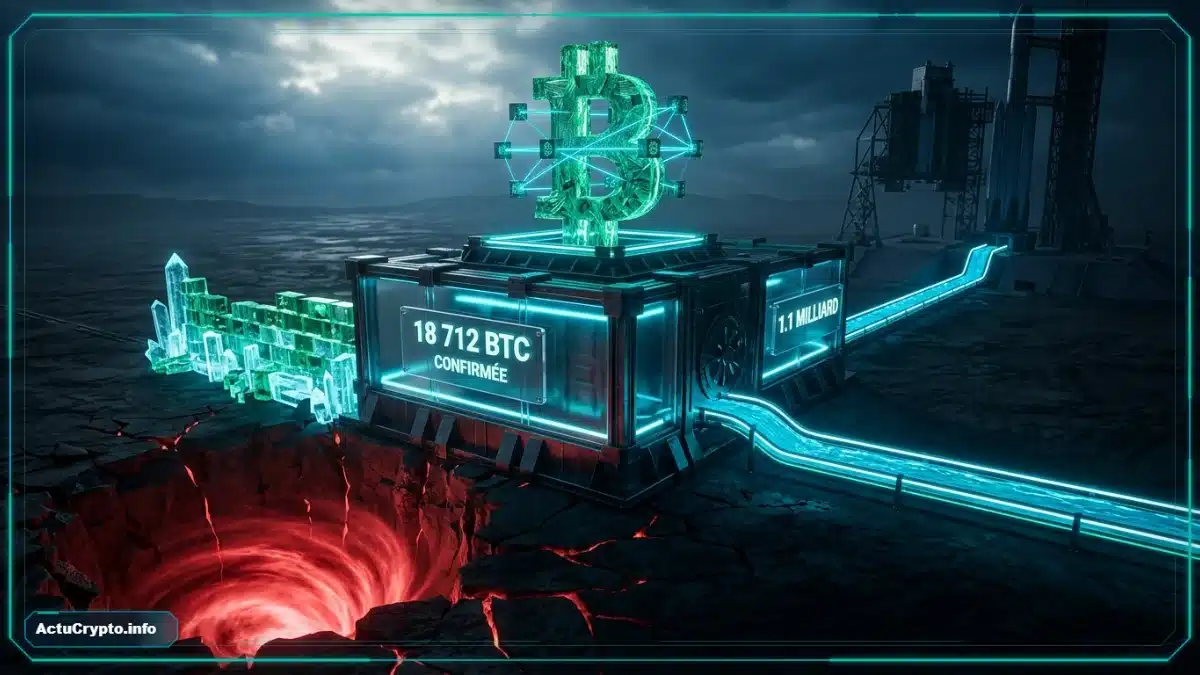 Une trésorerie de 18 712 Bitcoin confirmée malgré la chute boursière Une trésorerie de 18 712 Bitcoin confirmée malgré la chute boursière