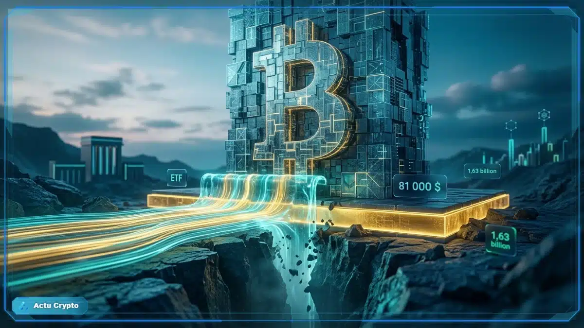 Bitcoin franchit 81 000 dollars avec le soutien des flux ETF