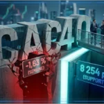 Illustration du CAC 40 sous une résistance après une semaine de baisse