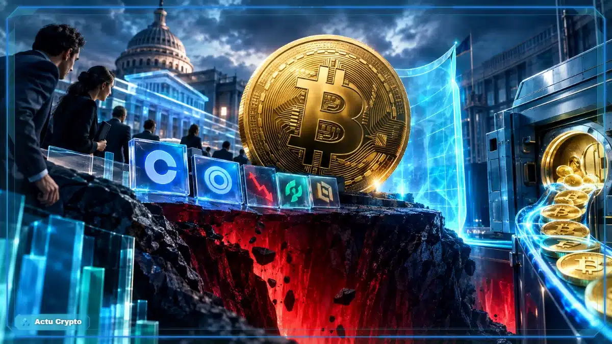 Coinbase et Circle sous pression à Wall Street après le vote sur le CLARITY Act