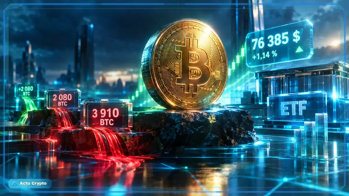 ETF Bitcoin : le rebond sans soutien des fonds ETF Bitcoin : le rebond sans soutien des fonds