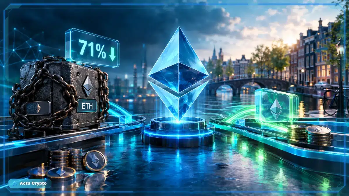 Ethereum Glamsterdam réduit le socle des transferts Ethereum Glamsterdam réduit le socle des transferts