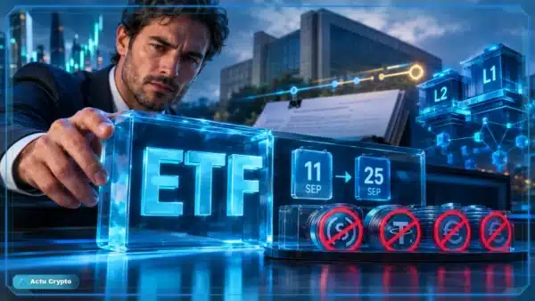 Jeton stablecoin au-dessus d’infrastructures financières, illustration du fonds Grayscale
