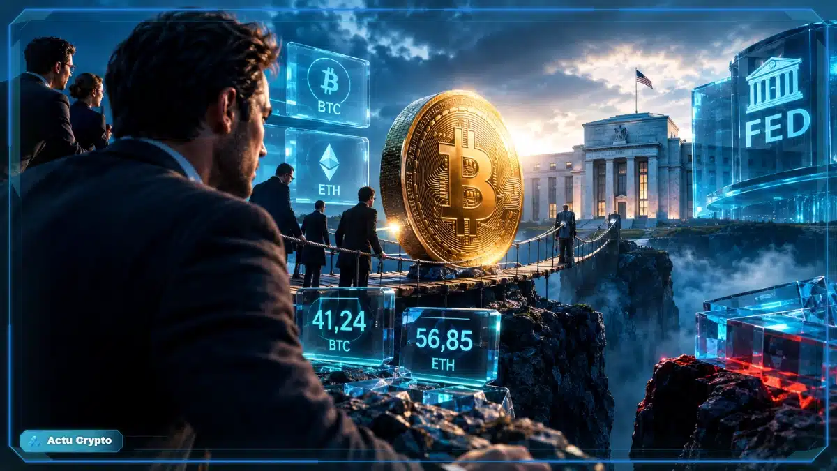 Bitcoin sur une plateforme fissurée avant la décision de la Fed