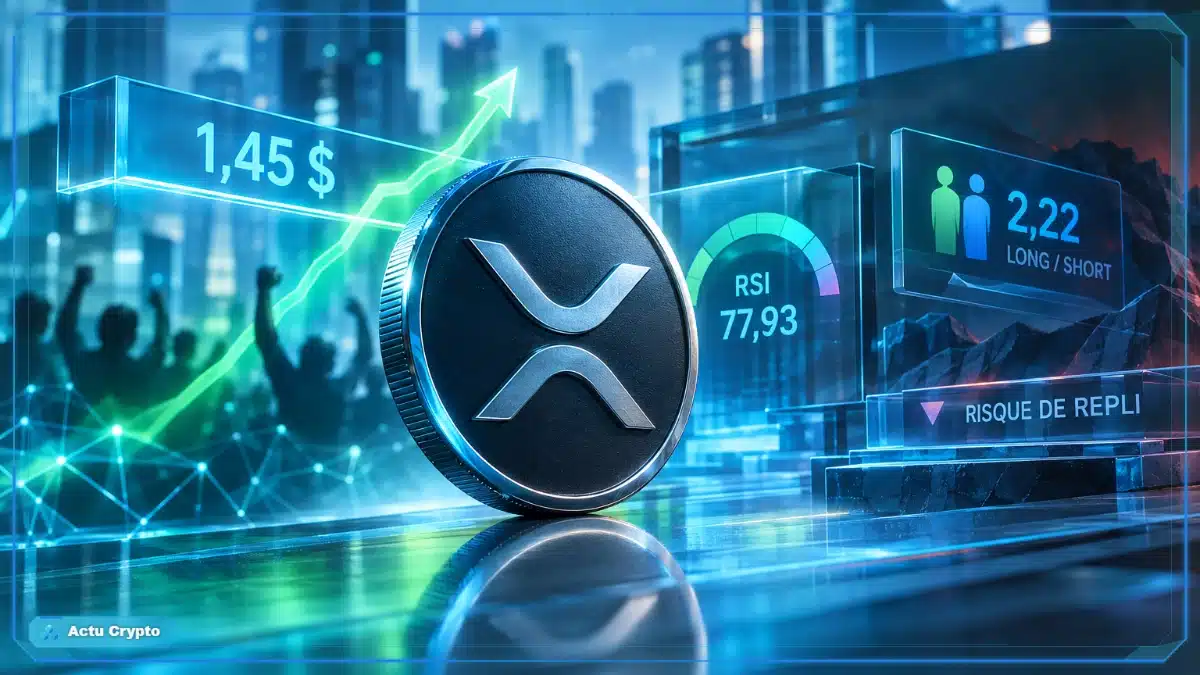 XRP dépasse 1,45 $ dans un marché porteur XRP dépasse 1,45 $ dans un marché porteur — XRP