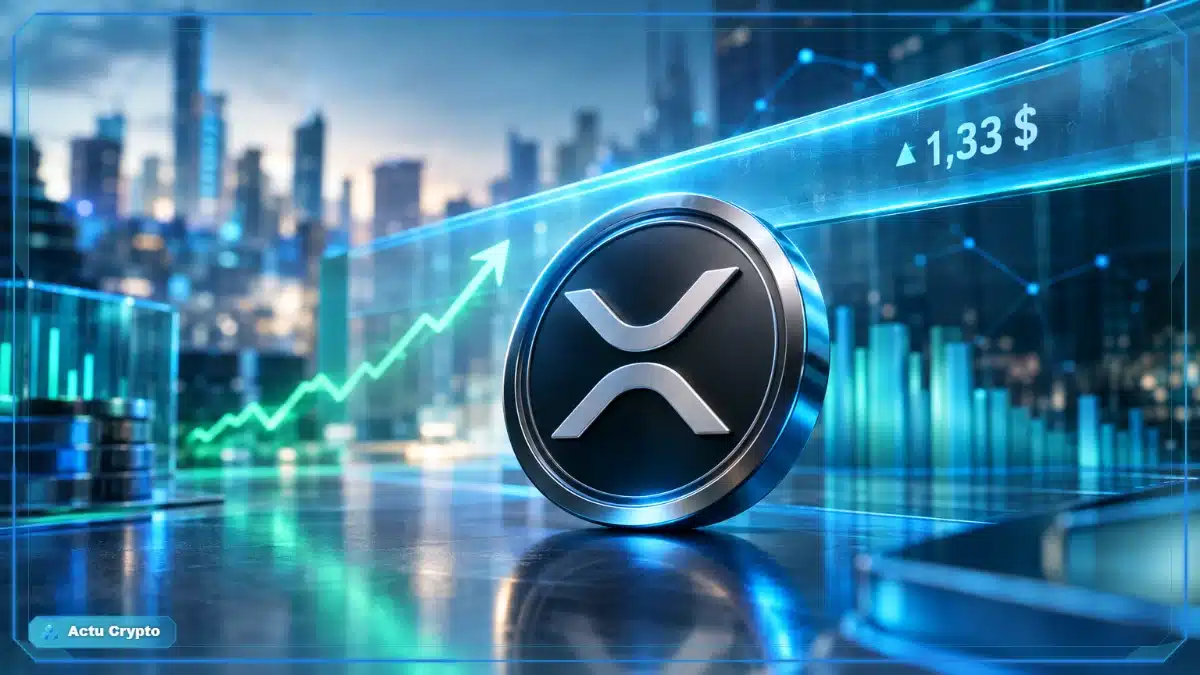 XRP bute sur la zone de 1,33 $ XRP bute sur la zone de 1,33 $ — XRP