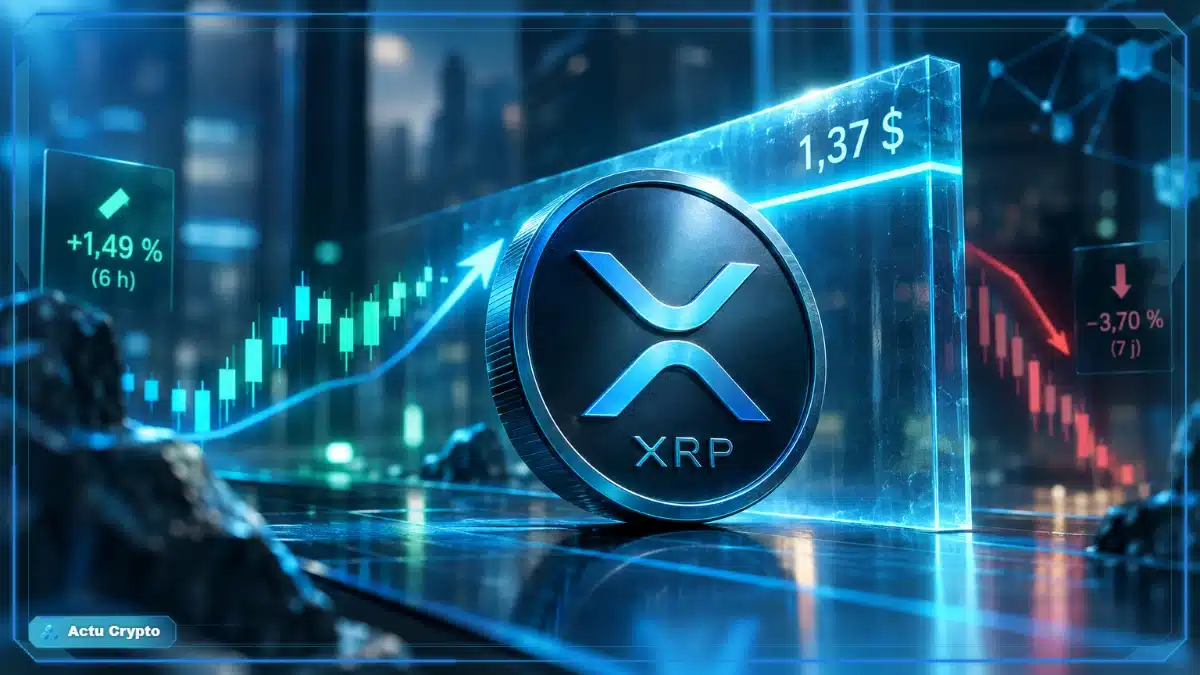 XRP bute sur 1,37 $ XRP bute sur 1,37 $ — XRP