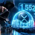 Wallet XRP fissuré illustrant des transferts non autorisés sans faille du XRP Ledger