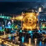 Photo réaliste de Bitcoin dominant le marché au-dessus de 80 000 dollars tandis que plusieurs altcoins rebondissent de façon inégale, sans rotation générale ni altseason confirmée.