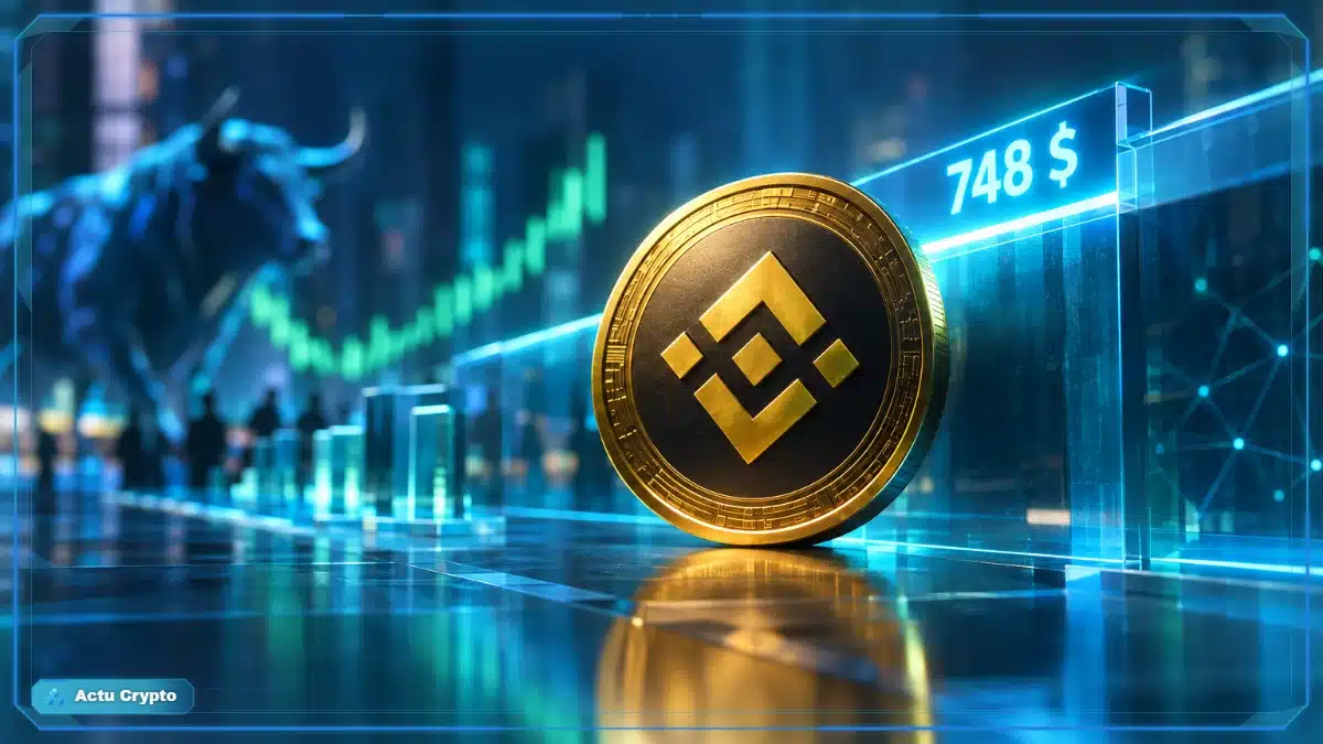 Binance coin face au test des 748 $ Binance coin face au test des 748 $ — Binance coin